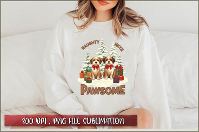Naughty nice pawsome Sublimation Sublimation Shetara Begum 