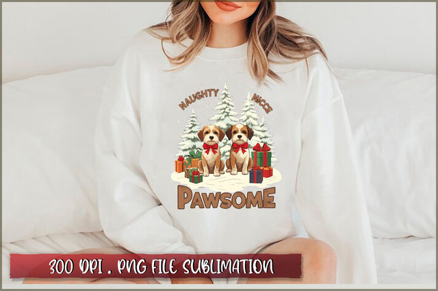 Naughty nice pawsome Sublimation Sublimation Shetara Begum 