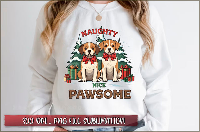 Naughty nice pawsome Sublimation Sublimation Shetara Begum 