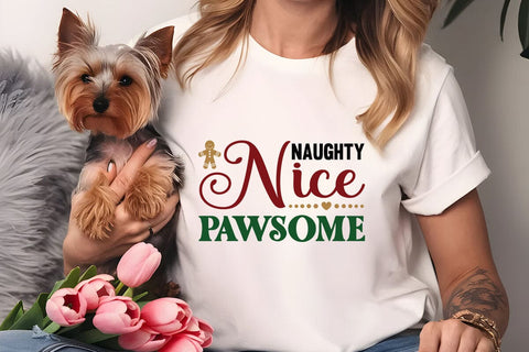Naughty nice pawsome SVG Angelina750 