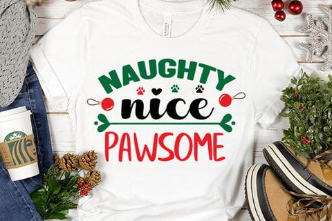 Naughty nice pawsome SVG Angelina750 