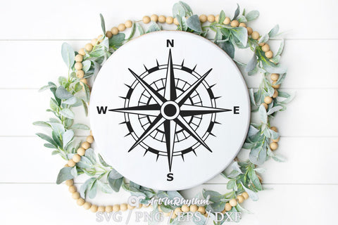 Nautical Compass Svg, Compass Svg, Rose Compass Svg, Compass Clipart SVG Artinrhythm shop 