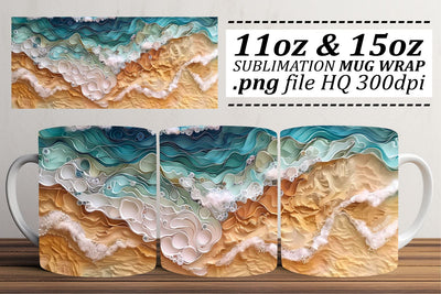 Nautical Dreamscape Mug Sublimation Design Sublimation afrosvg 