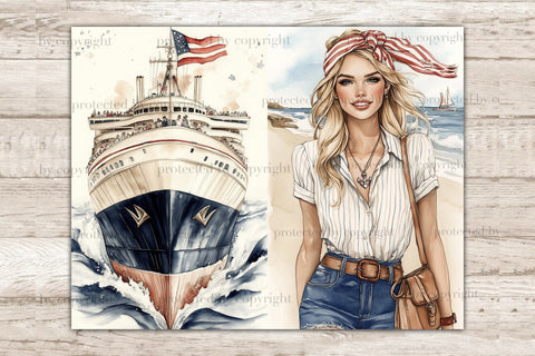 Nautical Junk Journal | Seaside Ships Voyage Printable Pages SVG GlamArtZhanna 