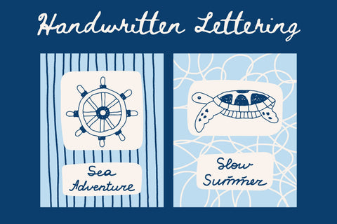 Nautical Minimal Quote Poster Set Digital Pattern Rin Green 