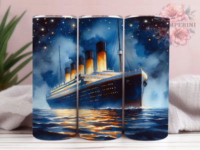 Nautical Vintage Ship Lover Tumbler, Ocean Liner Cup, Maritime History Gift, Vintage Ship Design, Classic Movie Present, Nautical Gift Cup, Ship Lover Tumbler Sublimation Li Zamperini 
