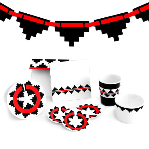 Navajo Native American Wedding Basket Party Set SVG Raschel Hanamaika'i Designs 