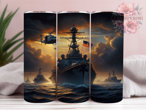Naval Ally Patriotic 20oz Tumbler Wrap PNG, Marine Veteran July 4th Tumbler Png, Straight & Tapered Tumbler Wrap, Instant Digital Download Sublimation Li Zamperini 
