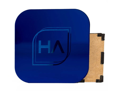 Navy Blue and Gold Acrylic Team Bundle | 6 1/8" 12 x 19 Sheets Physical Houston Acrylic 