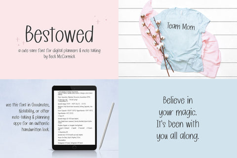 Neat Handwriting Font Mini Bundle Font Beck McCormick 