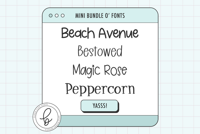 Neat Handwriting Font Mini Bundle Font Beck McCormick 