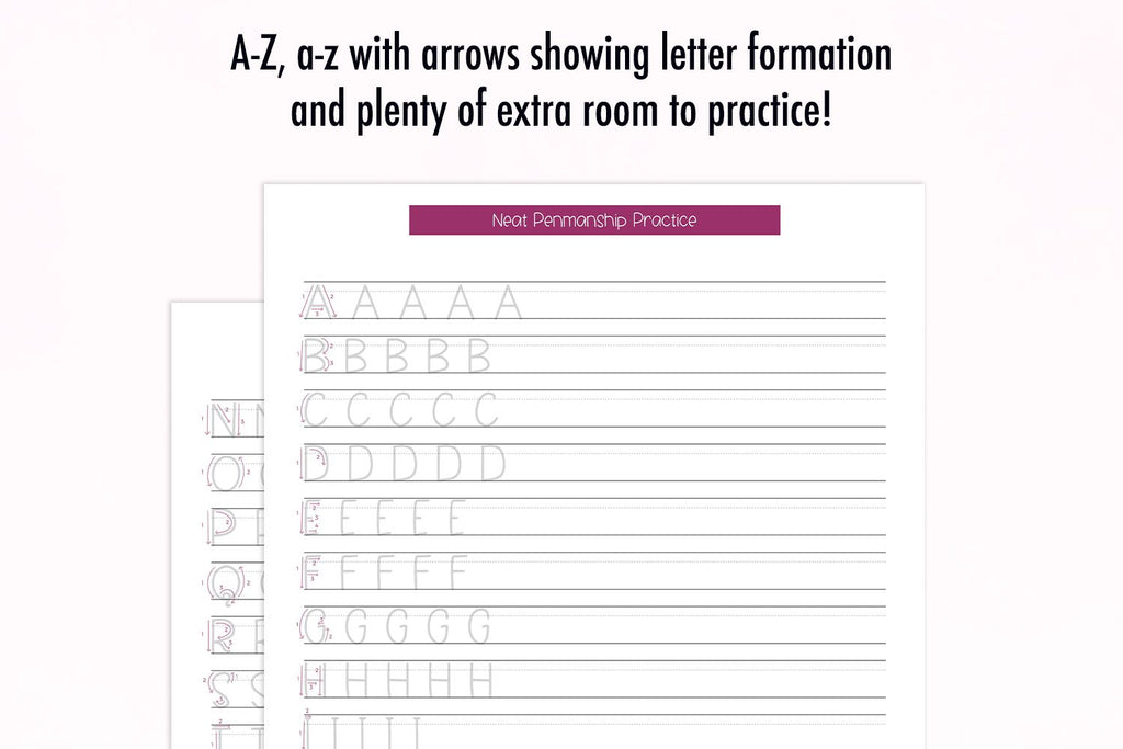 Neat Handwriting Practice, Vol. 1 - So Fontsy