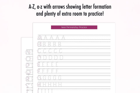 Neat Handwriting Practice, Vol. 1 Digital Pattern Beck McCormick 