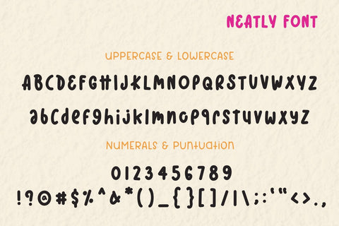 Neatly - Handwriting font Font AnningArts Design 