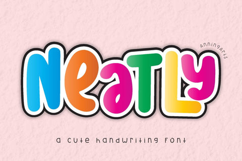 Neatly - Handwriting font Font AnningArts Design 