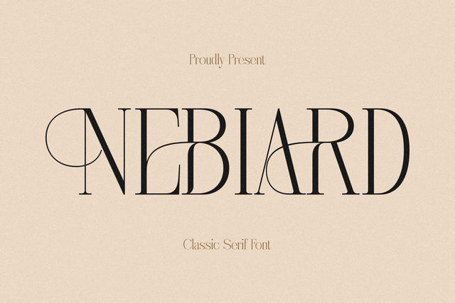 Nebiard - Classic Serif Font Font Storytype Studio 