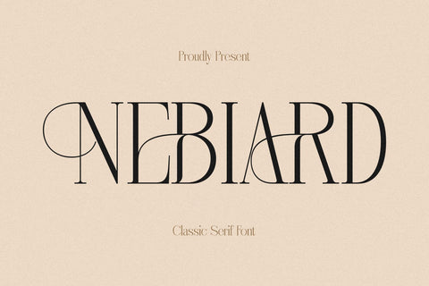 Nebiard - Classic Serif Font Font Storytype Studio 