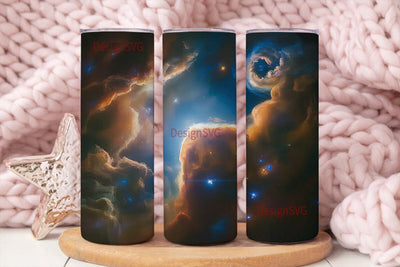 Nebula Space 20oz Tumbler Wrap Sublimation DesignSVG 