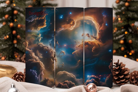 Nebula Space 20oz Tumbler Wrap Sublimation DesignSVG 