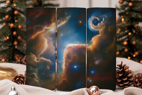 Nebula Space 20oz Tumbler Wrap Sublimation DesignSVG 