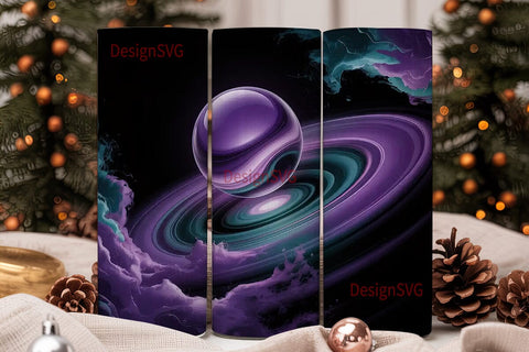 Nebula Swirl 20oz Tumbler Wrap Sublimation DesignSVG 