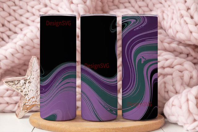 Nebula Swirl 20oz Tumbler Wrap Sublimation DesignSVG 