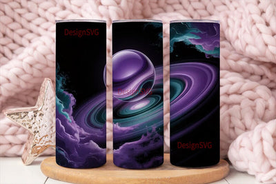 Nebula Swirl 20oz Tumbler Wrap Sublimation DesignSVG 