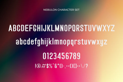 Nebulon - Modern Condensed Sans Font studioalmeera 