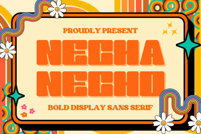 Necha Necho - Bold Sans Font studioalmeera 