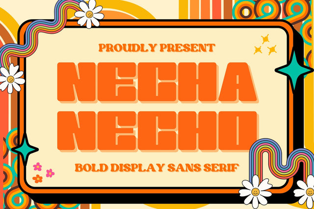 Necha Necho - Bold Sans Font studioalmeera 
