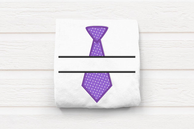 Neck Tie Split Applique Embroidery Embroidery/Applique DESIGNS Designed by Geeks 