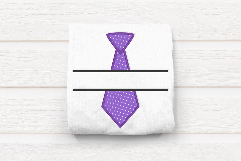 Neck Tie Split Applique Embroidery Embroidery/Applique DESIGNS Designed by Geeks 