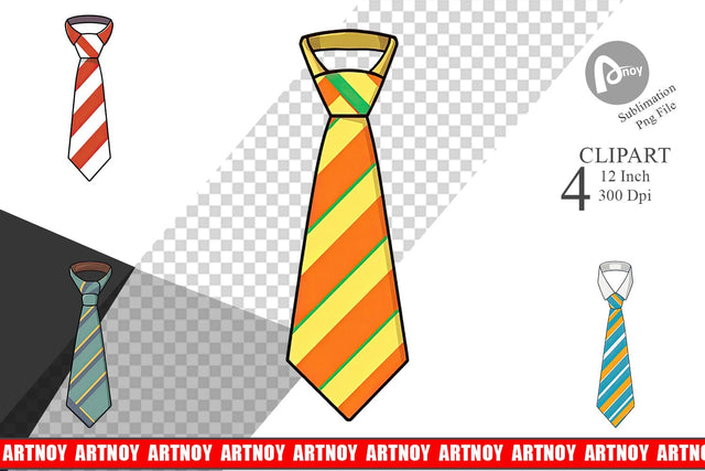 Necktie Clipart Sublimation artnoy 