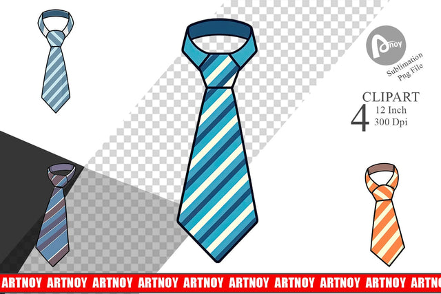 Necktie Clipart Sublimation artnoy 