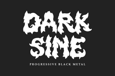 Necro Thorn - Black Metal Font Font Masyafi Studio 