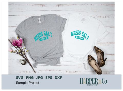 Needs Salt POTS, Deep Arch, SVG, PNG SVG HarperNCo 