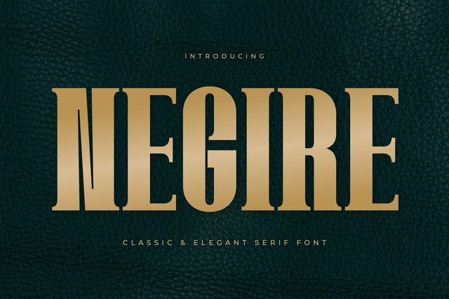 Negire Font studioalmeera 
