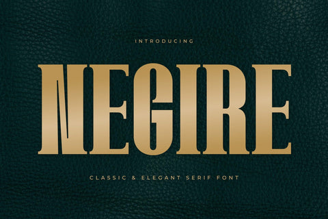 Negire Font studioalmeera 