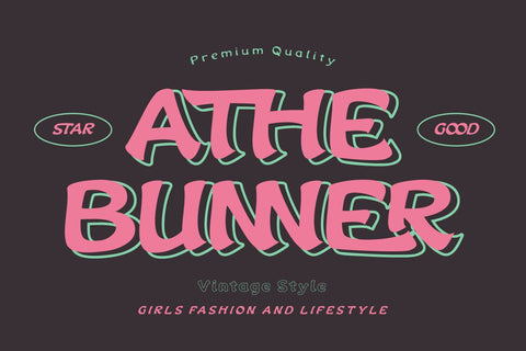 Nekluch - Vintage Display Font Font twinletter 