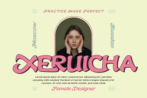 Nekluch - Vintage Display Font Font twinletter 