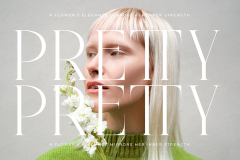 Nelhinco - Modern Display Serif Font Letterena Studios 