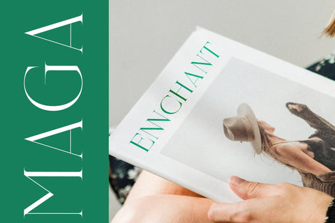 Nelhinco - Modern Display Serif Font Letterena Studios 