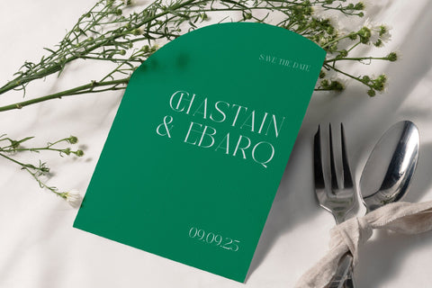 Nelhinco - Modern Display Serif Font Letterena Studios 