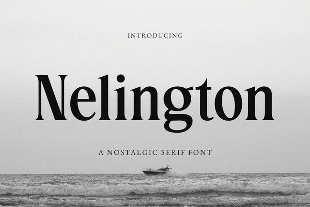 Nelington - Nostalgic Serif Font Font studioalmeera 
