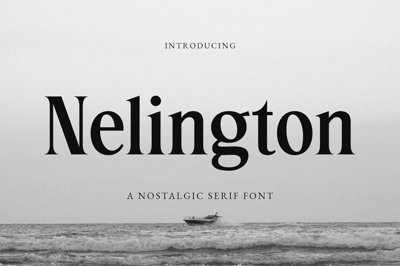 Nelington - Nostalgic Serif Font Font studioalmeera 