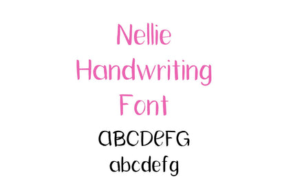 Nellie Handwriting Font Font Crafting With Brenna 