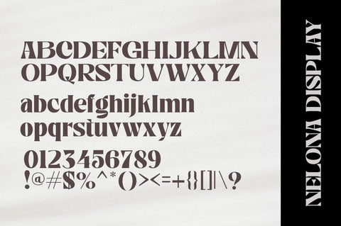 Nelona Serif Font Megatype 