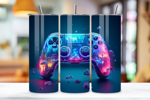 Gamer tumbler wrap, tumbler ideas for men, gaming tumbler png, gamer png,  20oz skinny, computer game tumbler, gamer - So Fontsy