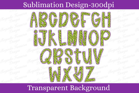 Neon Green Halloween Spider Alphabet PNG, Spooky Alpha Letters Numbers, Halloween Sublimation Font, Personalized Name Design Sublimation Keepsake Treasures Designs LLC. 