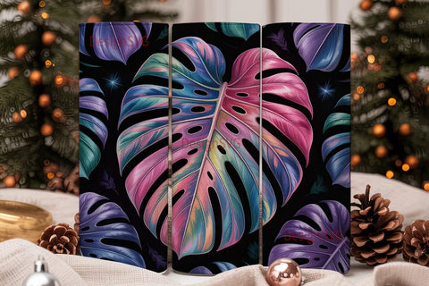 Neon Jungle 20oz Tumbler Wrap Sublimation DesignSVG 